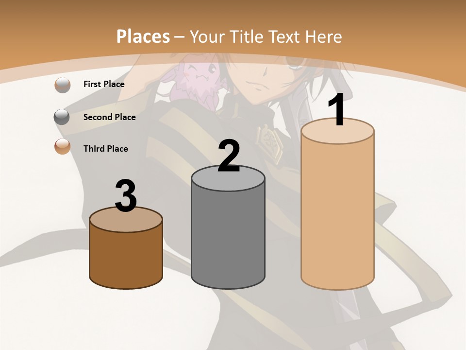 A Woman In A Black Dress Is Holding A Sword PowerPoint Template