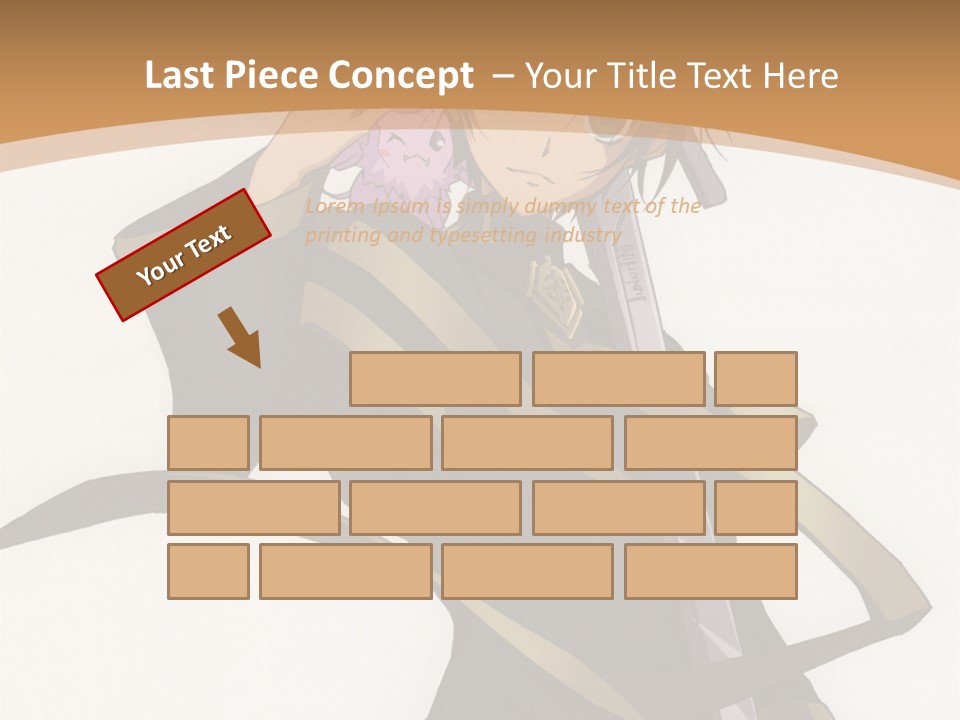A Woman In A Black Dress Is Holding A Sword PowerPoint Template
