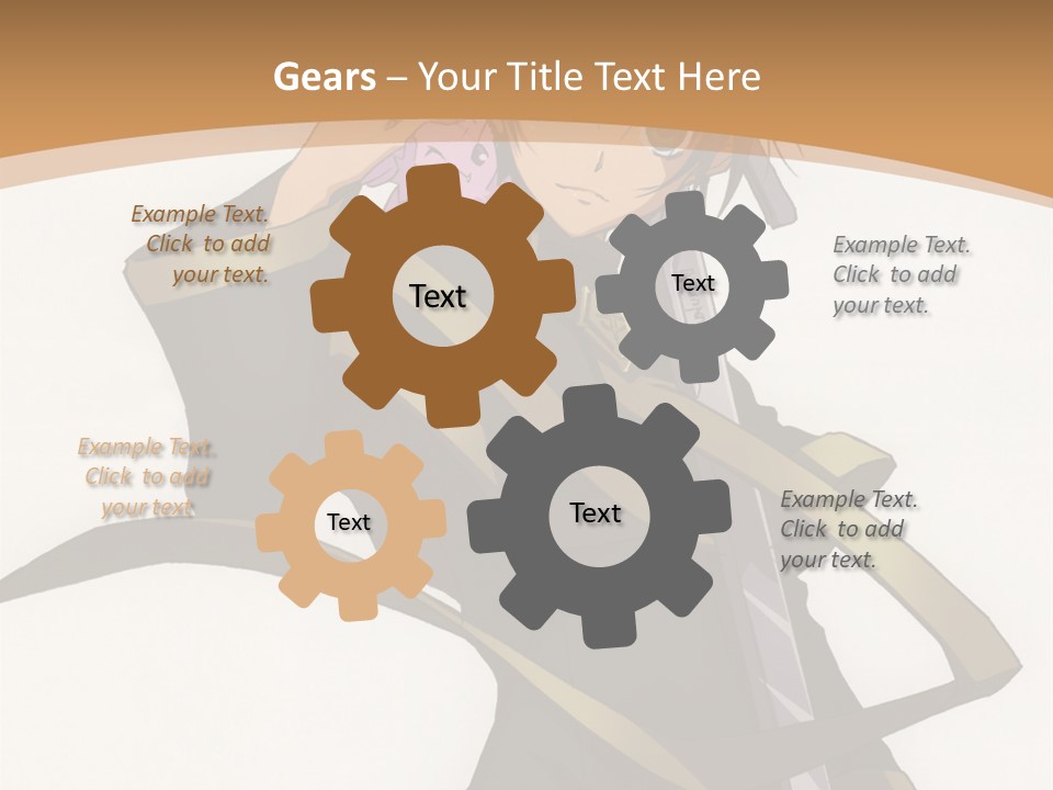 A Woman In A Black Dress Is Holding A Sword PowerPoint Template