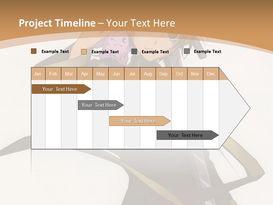 A Woman In A Black Dress Is Holding A Sword PowerPoint Template