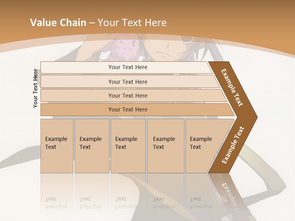 A Woman In A Black Dress Is Holding A Sword PowerPoint Template