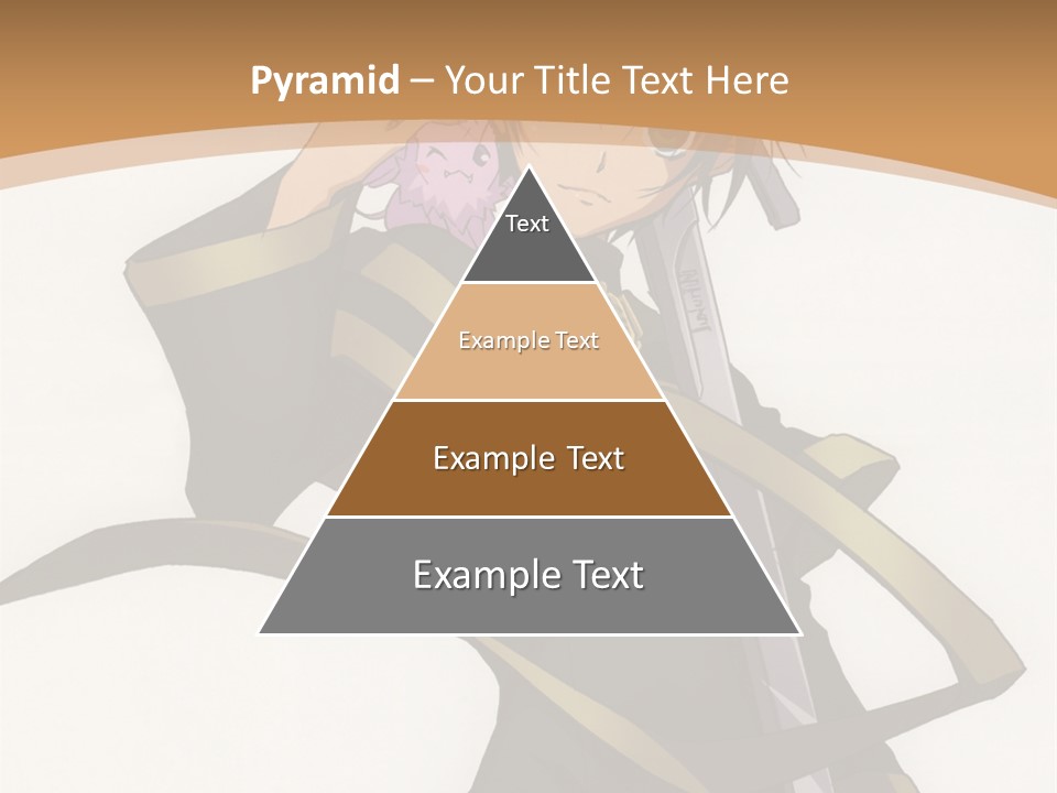 A Woman In A Black Dress Is Holding A Sword PowerPoint Template