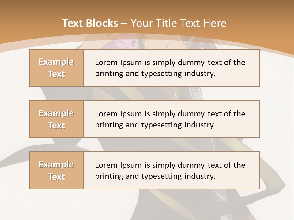 A Woman In A Black Dress Is Holding A Sword PowerPoint Template