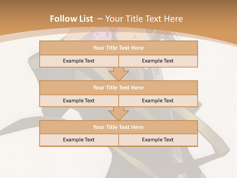 A Woman In A Black Dress Is Holding A Sword PowerPoint Template
