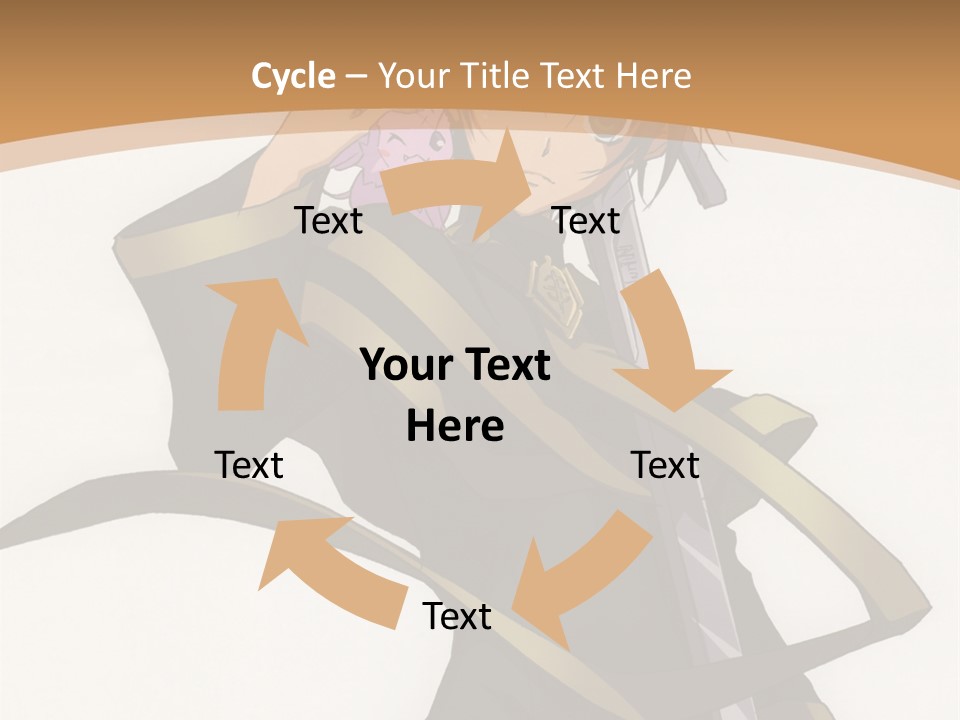A Woman In A Black Dress Is Holding A Sword PowerPoint Template