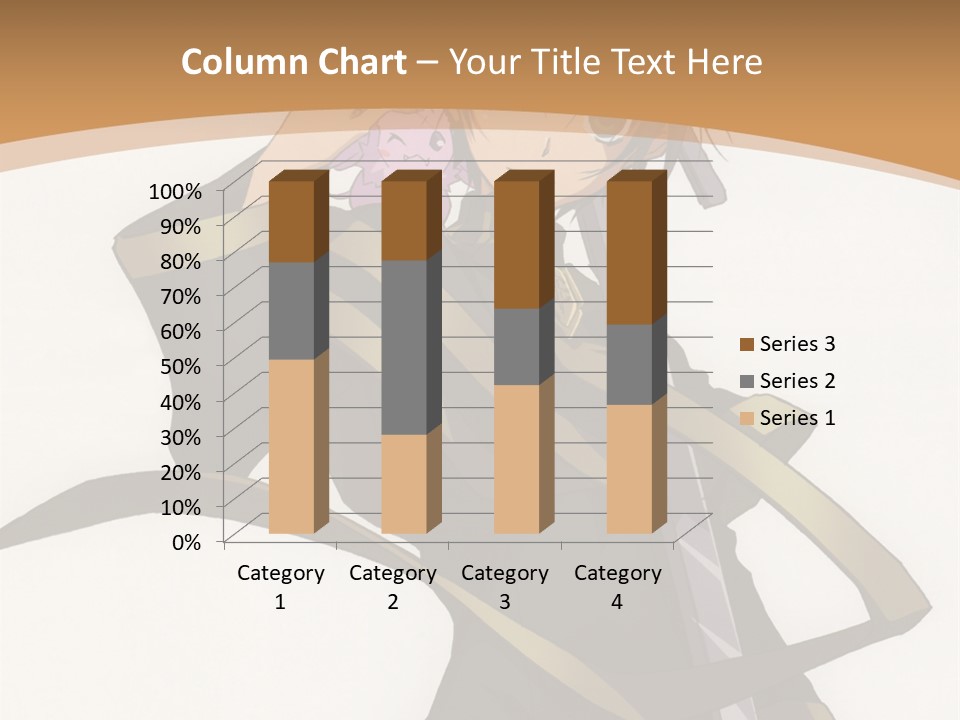A Woman In A Black Dress Is Holding A Sword PowerPoint Template