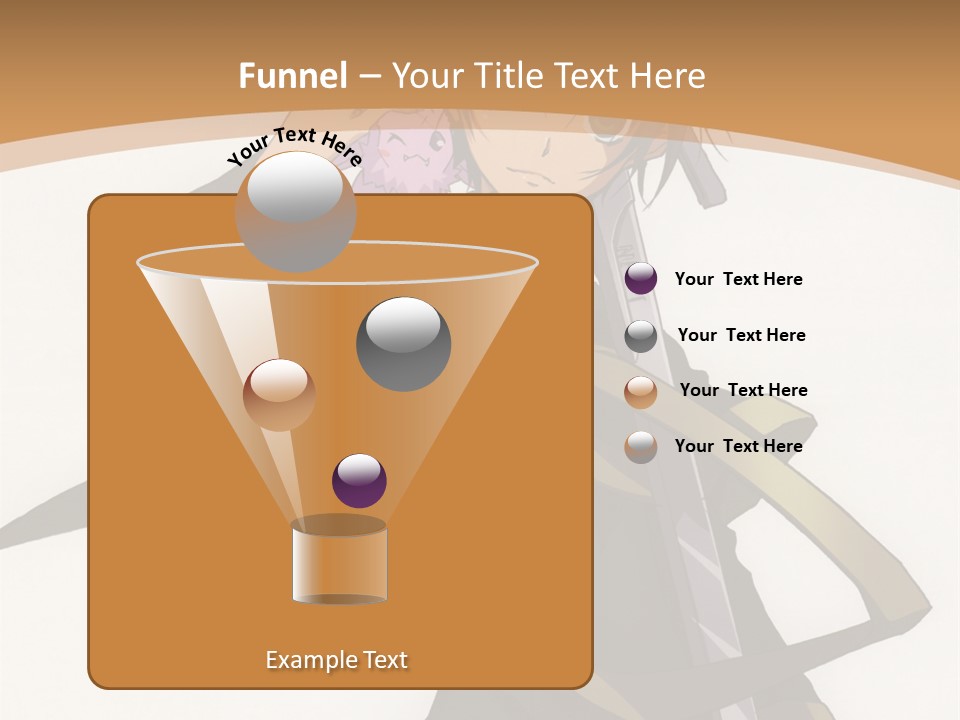 A Woman In A Black Dress Is Holding A Sword PowerPoint Template