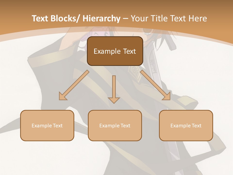 A Woman In A Black Dress Is Holding A Sword PowerPoint Template