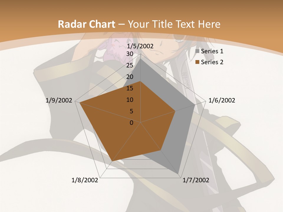 A Woman In A Black Dress Is Holding A Sword PowerPoint Template