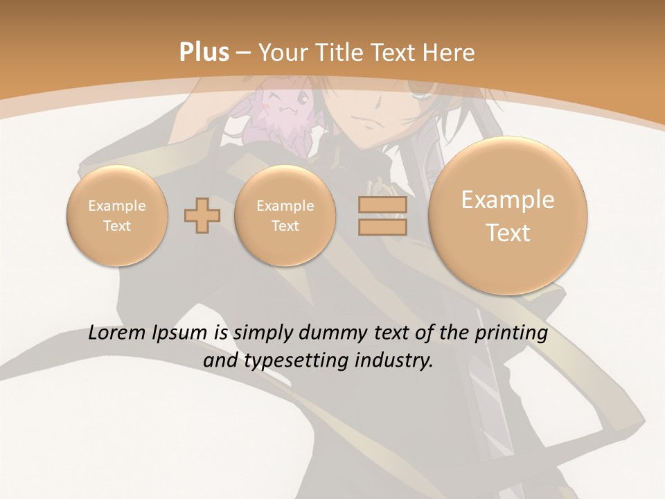 A Woman In A Black Dress Is Holding A Sword PowerPoint Template