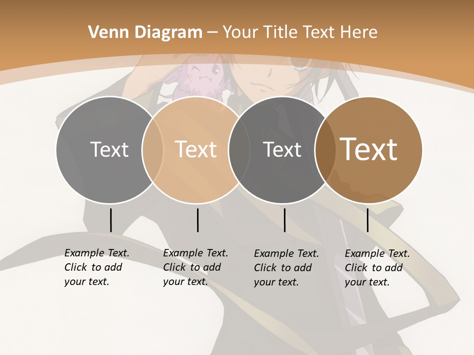 A Woman In A Black Dress Is Holding A Sword PowerPoint Template