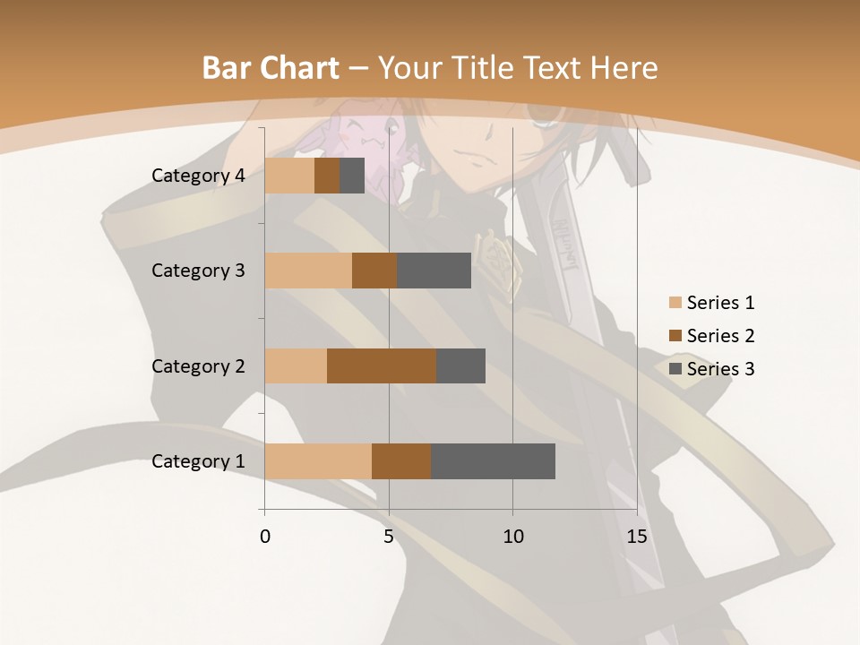 A Woman In A Black Dress Is Holding A Sword PowerPoint Template