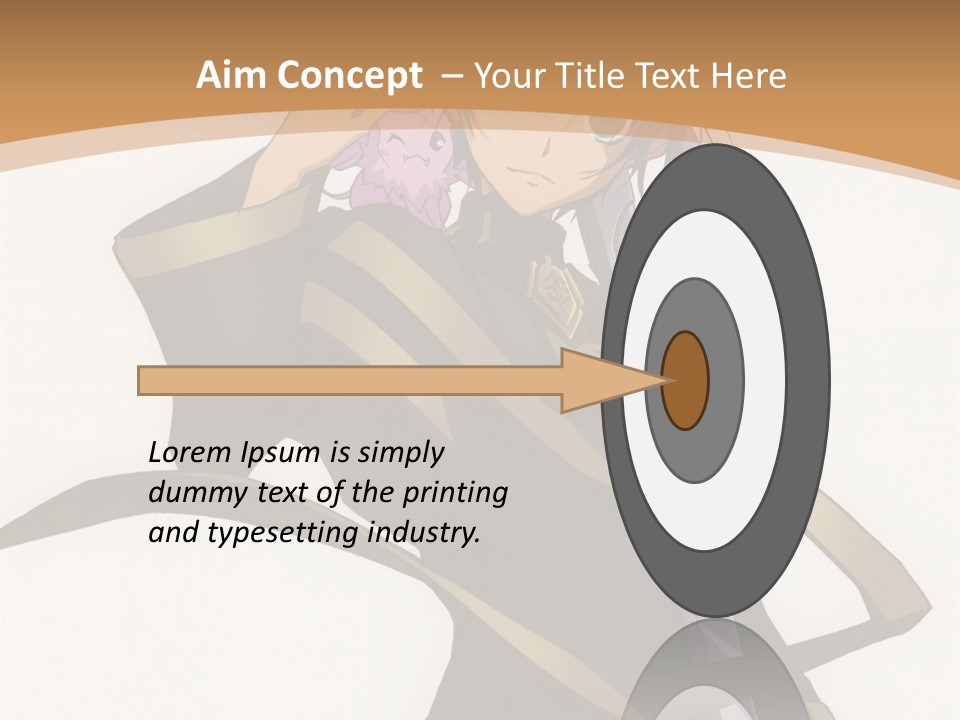 A Woman In A Black Dress Is Holding A Sword PowerPoint Template