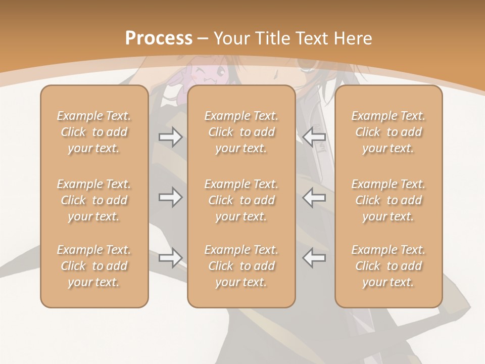 A Woman In A Black Dress Is Holding A Sword PowerPoint Template
