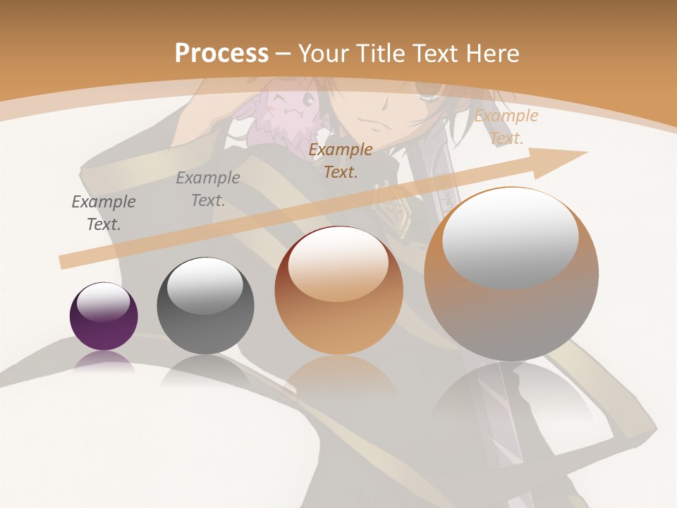 A Woman In A Black Dress Is Holding A Sword PowerPoint Template