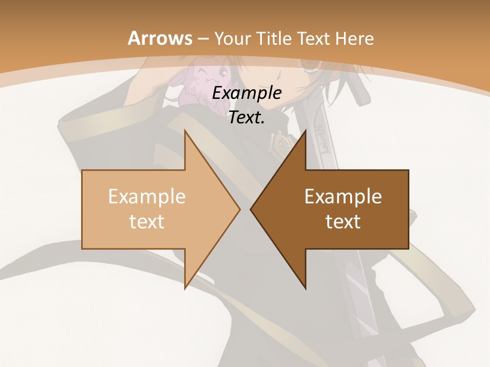 A Woman In A Black Dress Is Holding A Sword PowerPoint Template