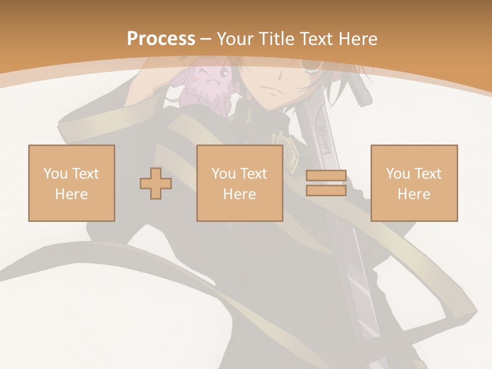 A Woman In A Black Dress Is Holding A Sword PowerPoint Template