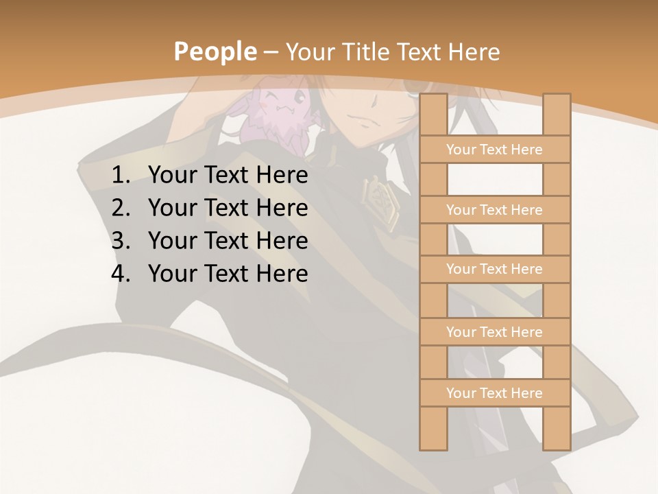 A Woman In A Black Dress Is Holding A Sword PowerPoint Template