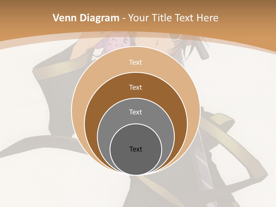 A Woman In A Black Dress Is Holding A Sword PowerPoint Template