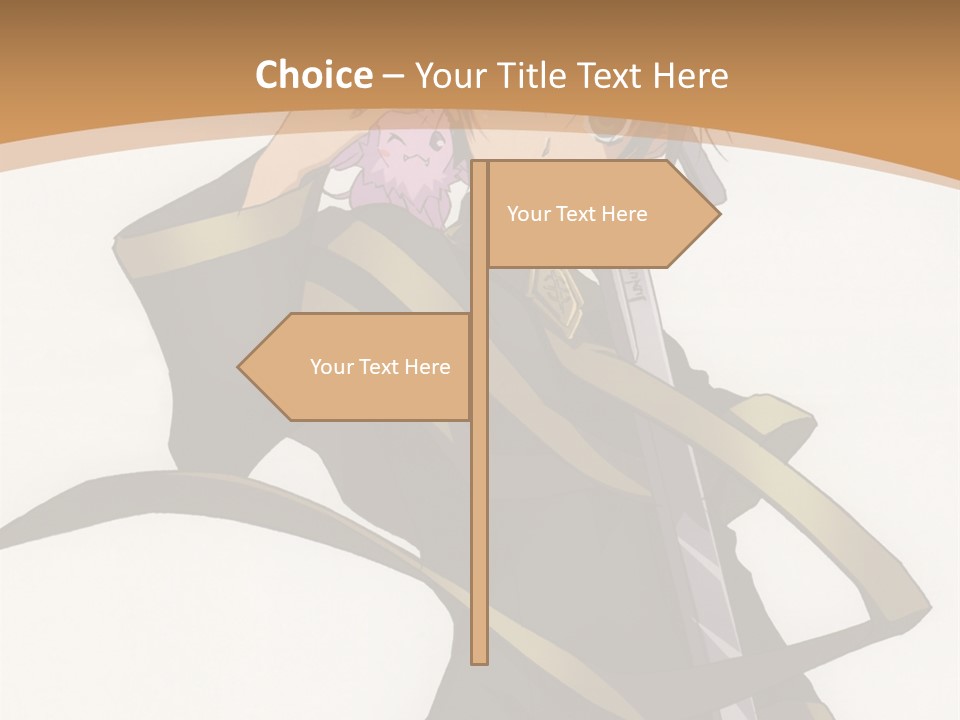 A Woman In A Black Dress Is Holding A Sword PowerPoint Template