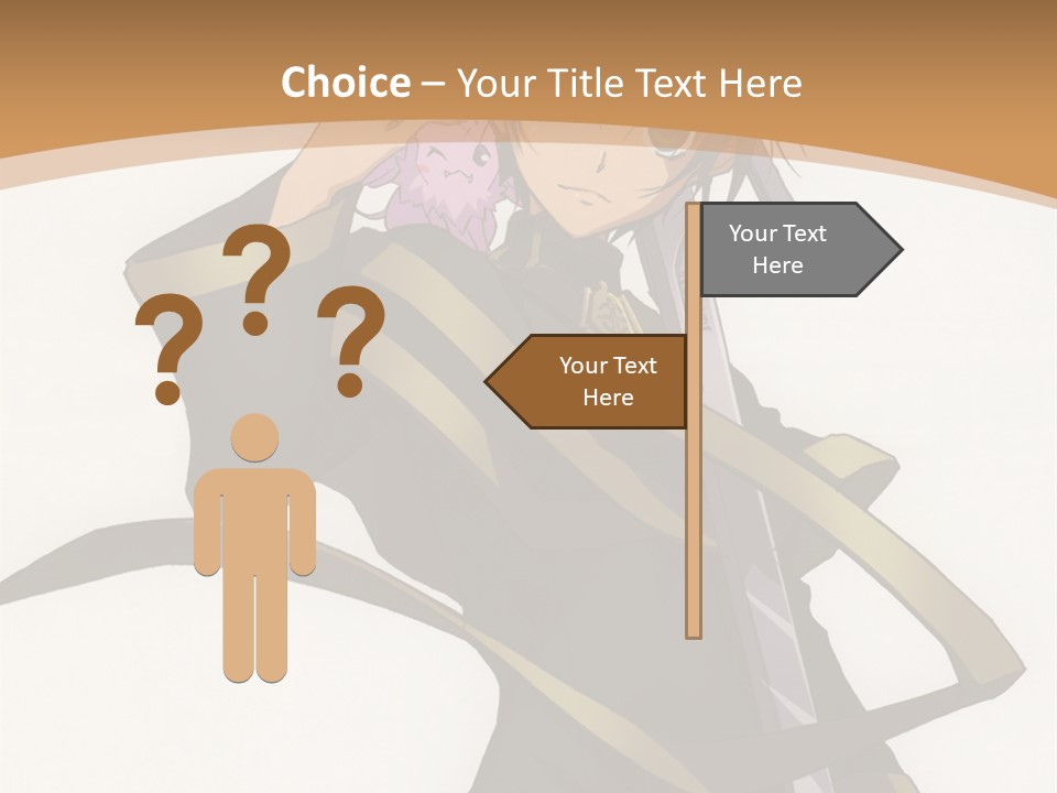 A Woman In A Black Dress Is Holding A Sword PowerPoint Template