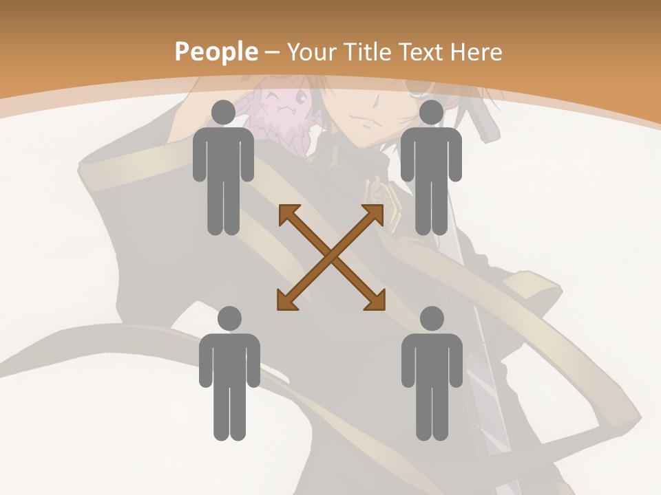 A Woman In A Black Dress Is Holding A Sword PowerPoint Template