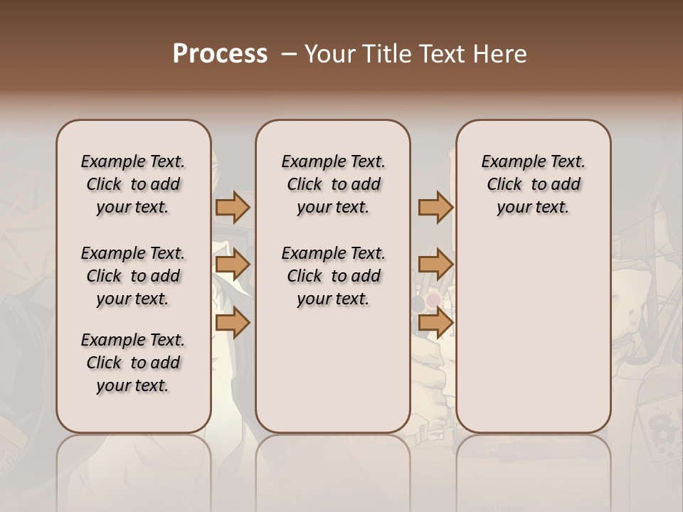 A Man Standing In Front Of A Pile Of Rubble PowerPoint Template