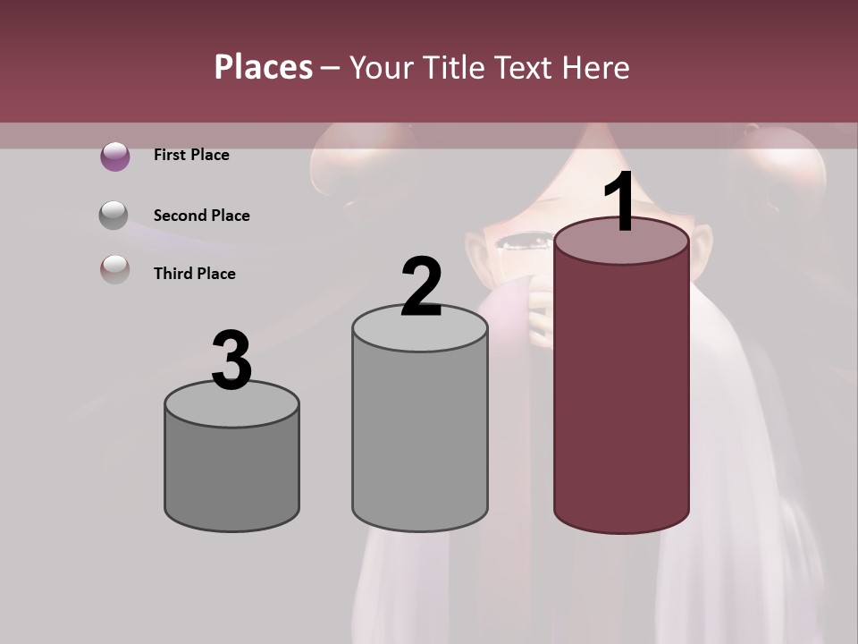 A Woman With Long Black Hair And Long Black Hair PowerPoint Template