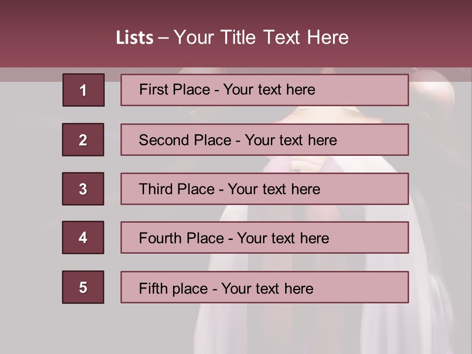 A Woman With Long Black Hair And Long Black Hair PowerPoint Template