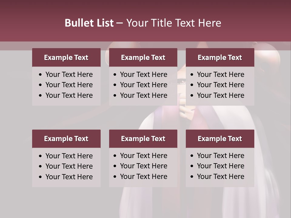 A Woman With Long Black Hair And Long Black Hair PowerPoint Template