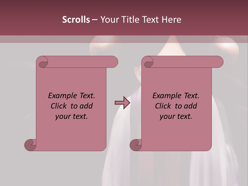 A Woman With Long Black Hair And Long Black Hair PowerPoint Template