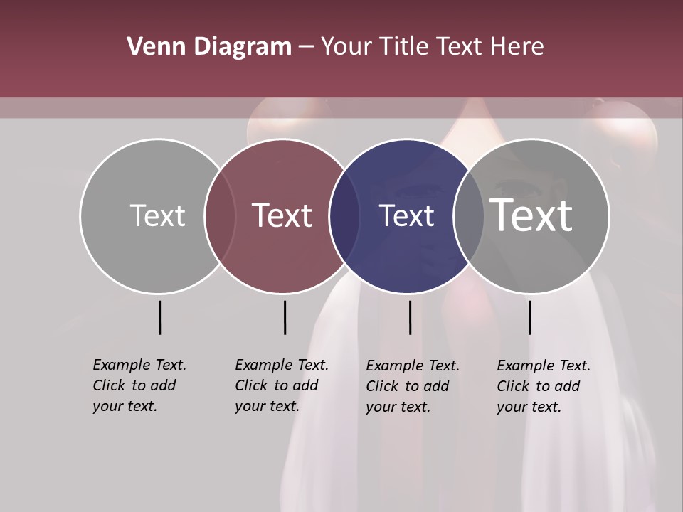 A Woman With Long Black Hair And Long Black Hair PowerPoint Template