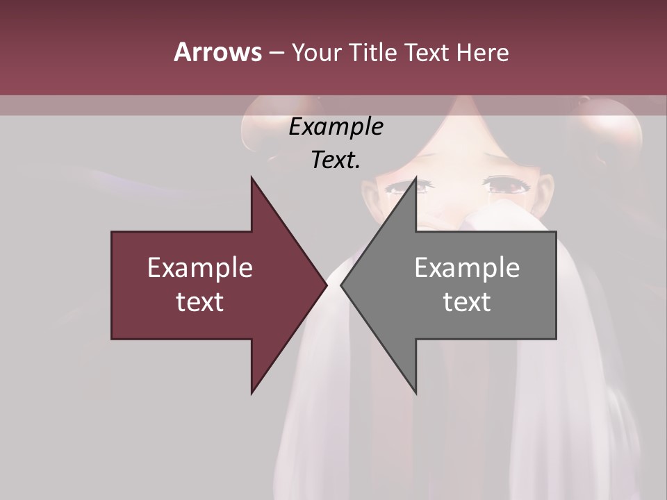 A Woman With Long Black Hair And Long Black Hair PowerPoint Template