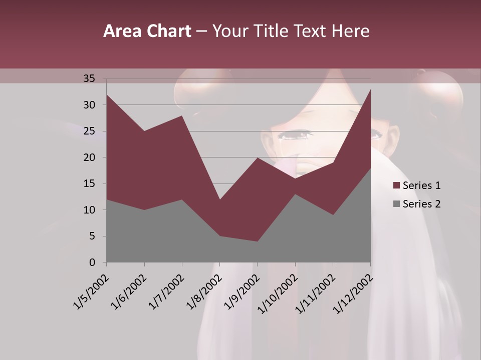 A Woman With Long Black Hair And Long Black Hair PowerPoint Template
