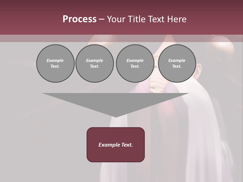 A Woman With Long Black Hair And Long Black Hair PowerPoint Template