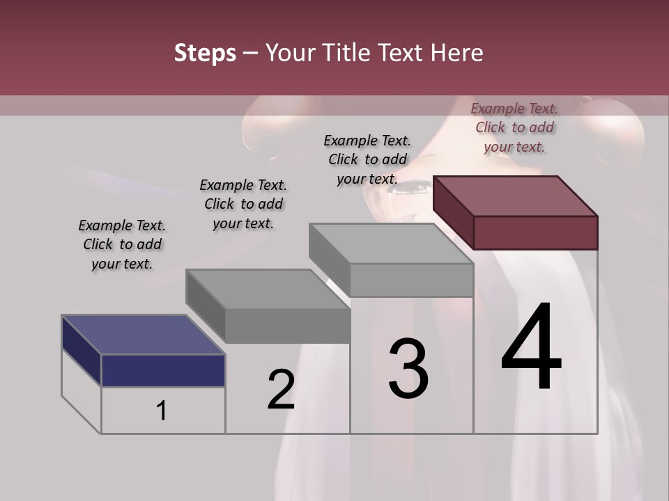 A Woman With Long Black Hair And Long Black Hair PowerPoint Template