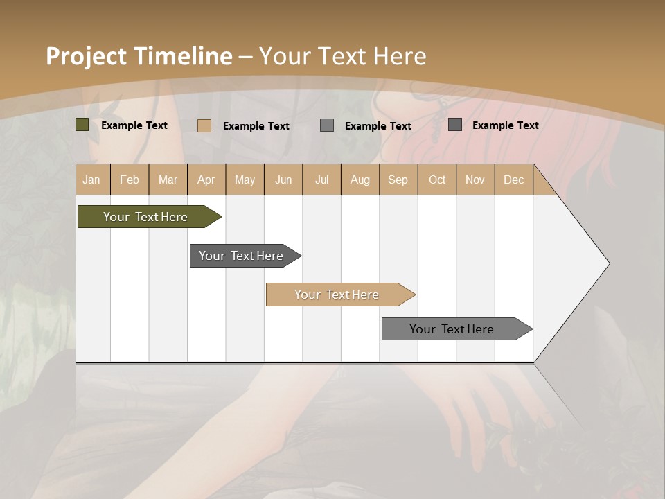 A Man And A Woman Kissing In Front Of A Brown Background PowerPoint Template