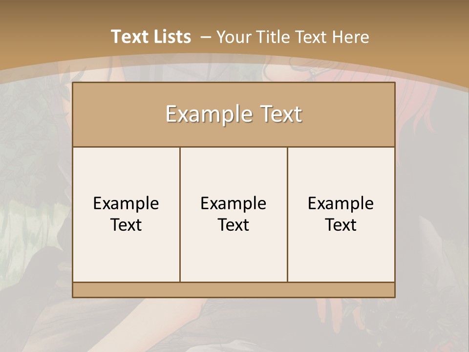 A Man And A Woman Kissing In Front Of A Brown Background PowerPoint Template