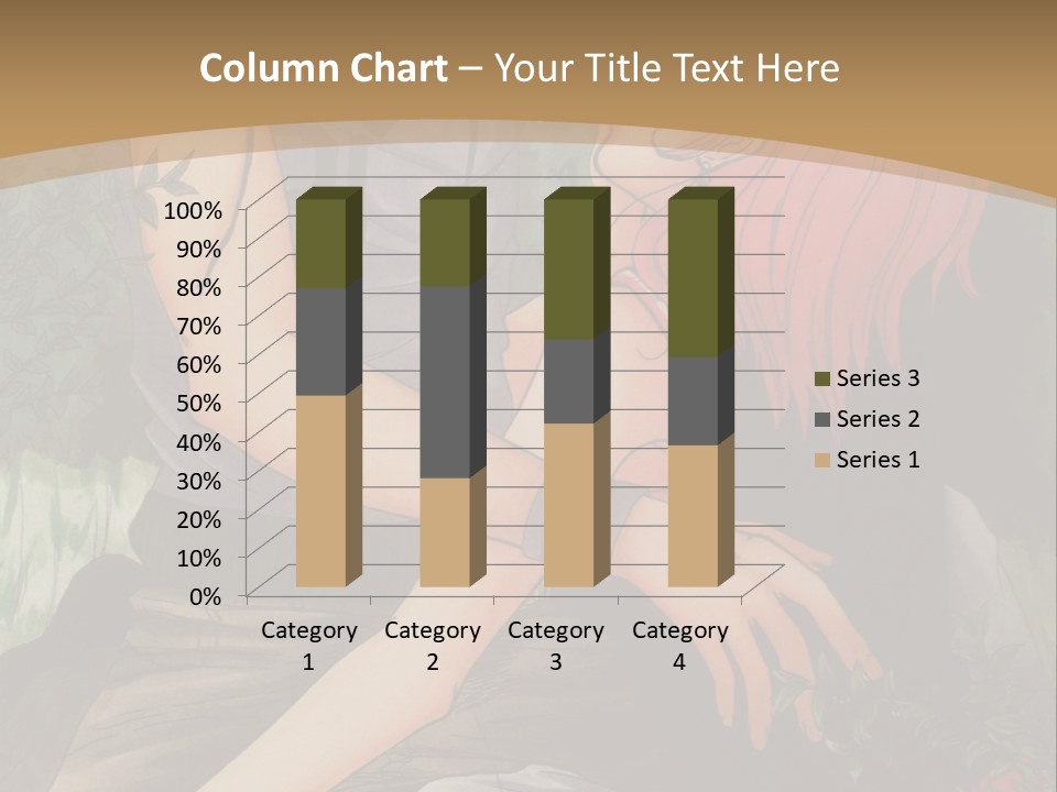 A Man And A Woman Kissing In Front Of A Brown Background PowerPoint Template