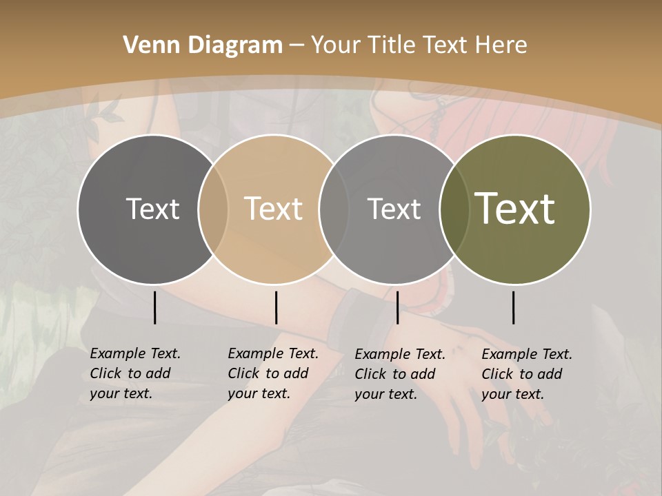 A Man And A Woman Kissing In Front Of A Brown Background PowerPoint Template