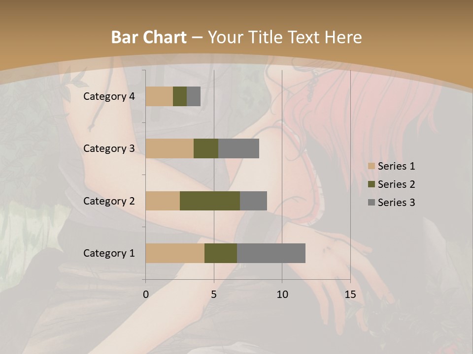 A Man And A Woman Kissing In Front Of A Brown Background PowerPoint Template