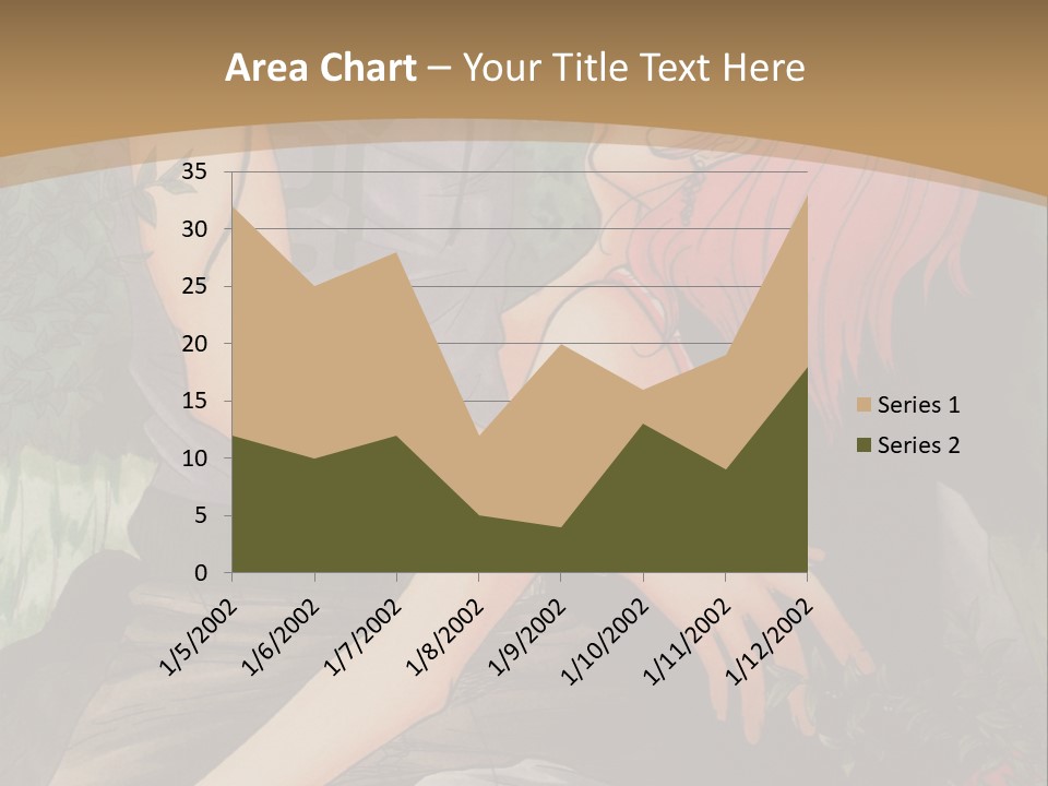 A Man And A Woman Kissing In Front Of A Brown Background PowerPoint Template