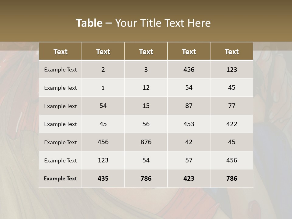 A Couple Kissing In Front Of A Painting PowerPoint Template
