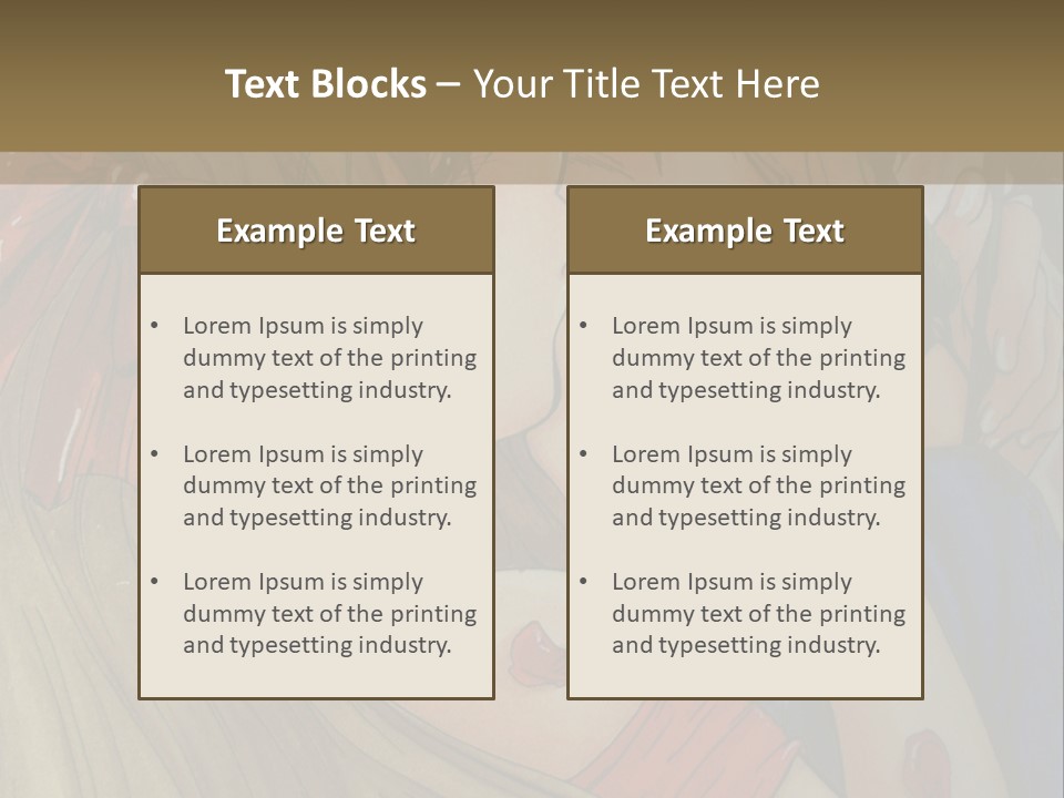 A Couple Kissing In Front Of A Painting PowerPoint Template