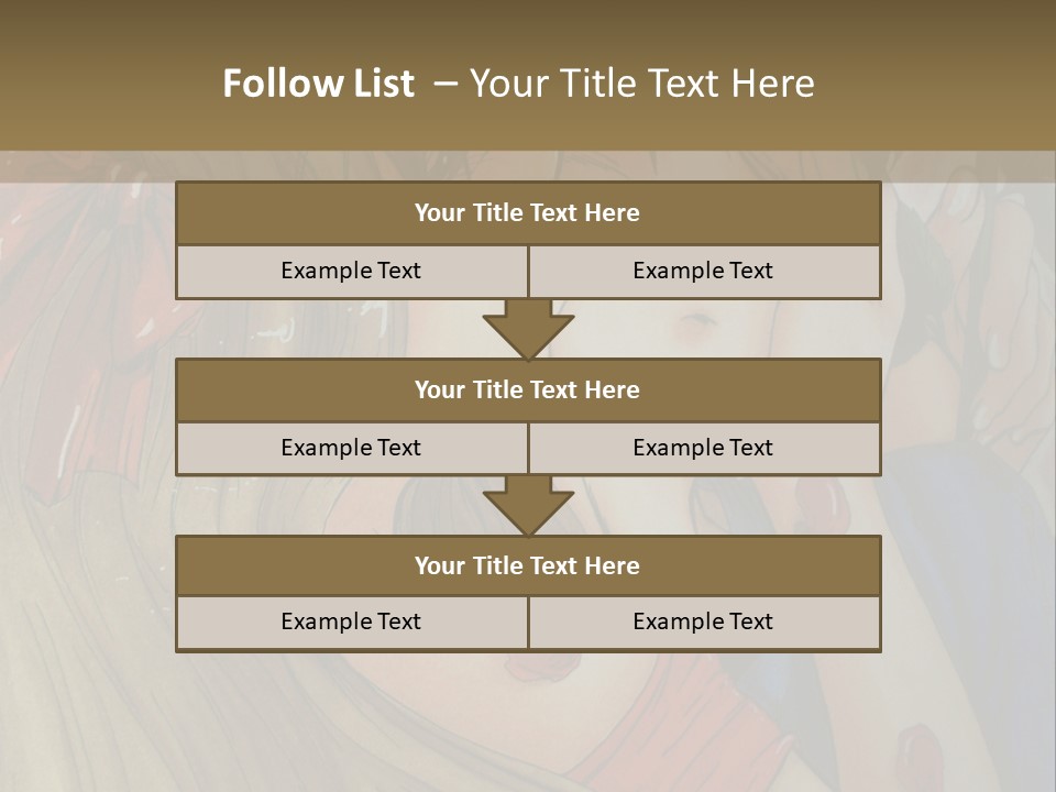 A Couple Kissing In Front Of A Painting PowerPoint Template