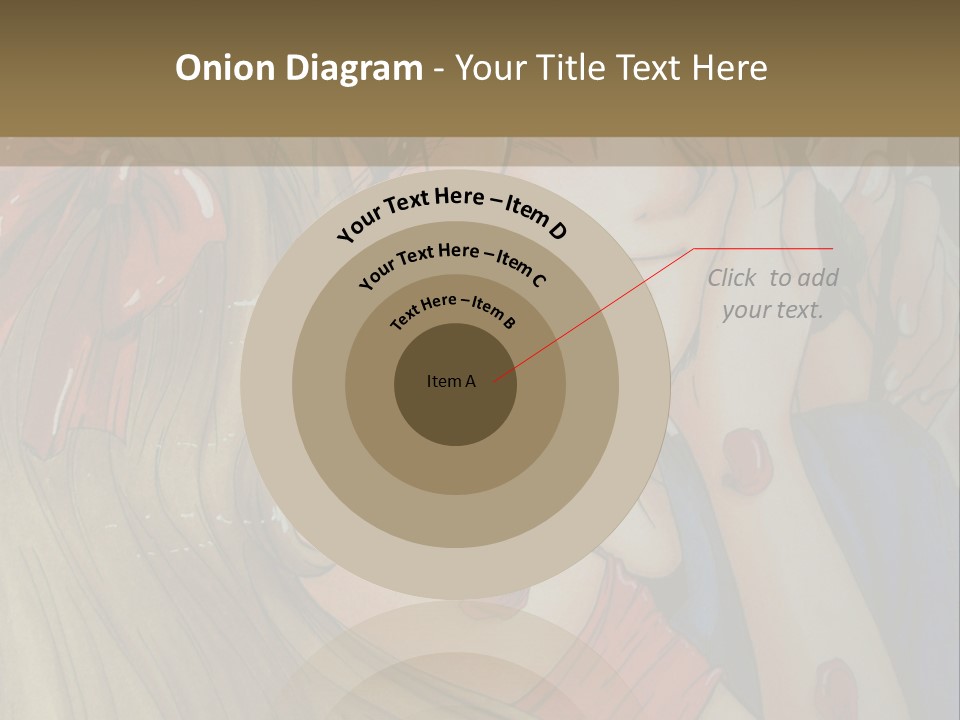 A Couple Kissing In Front Of A Painting PowerPoint Template