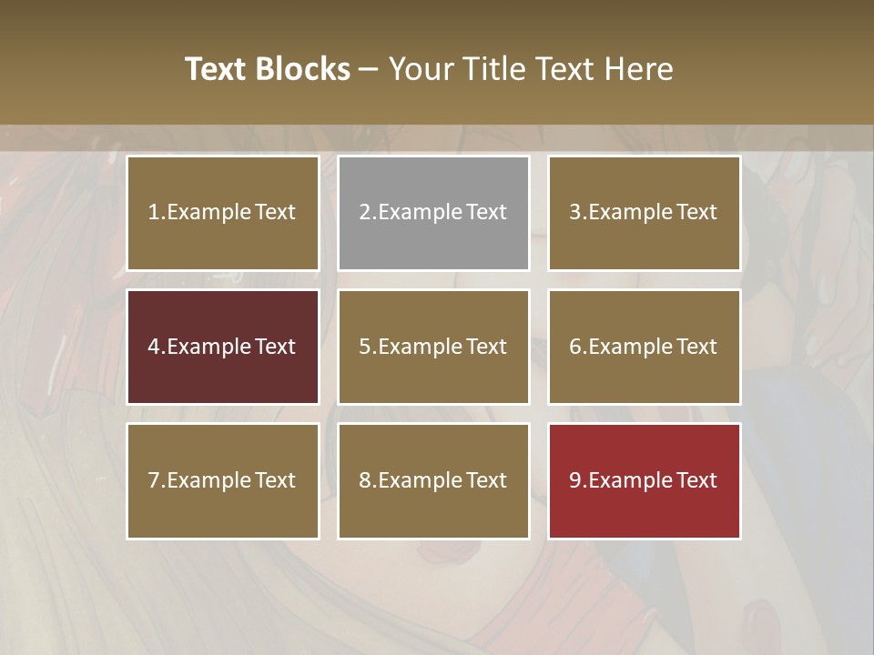 A Couple Kissing In Front Of A Painting PowerPoint Template