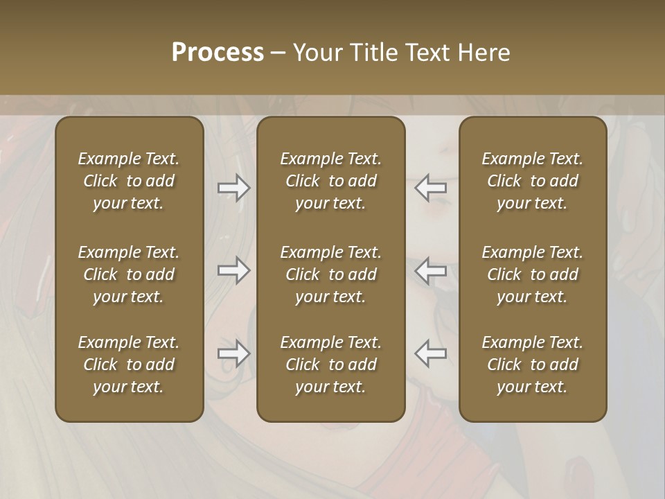 A Couple Kissing In Front Of A Painting PowerPoint Template