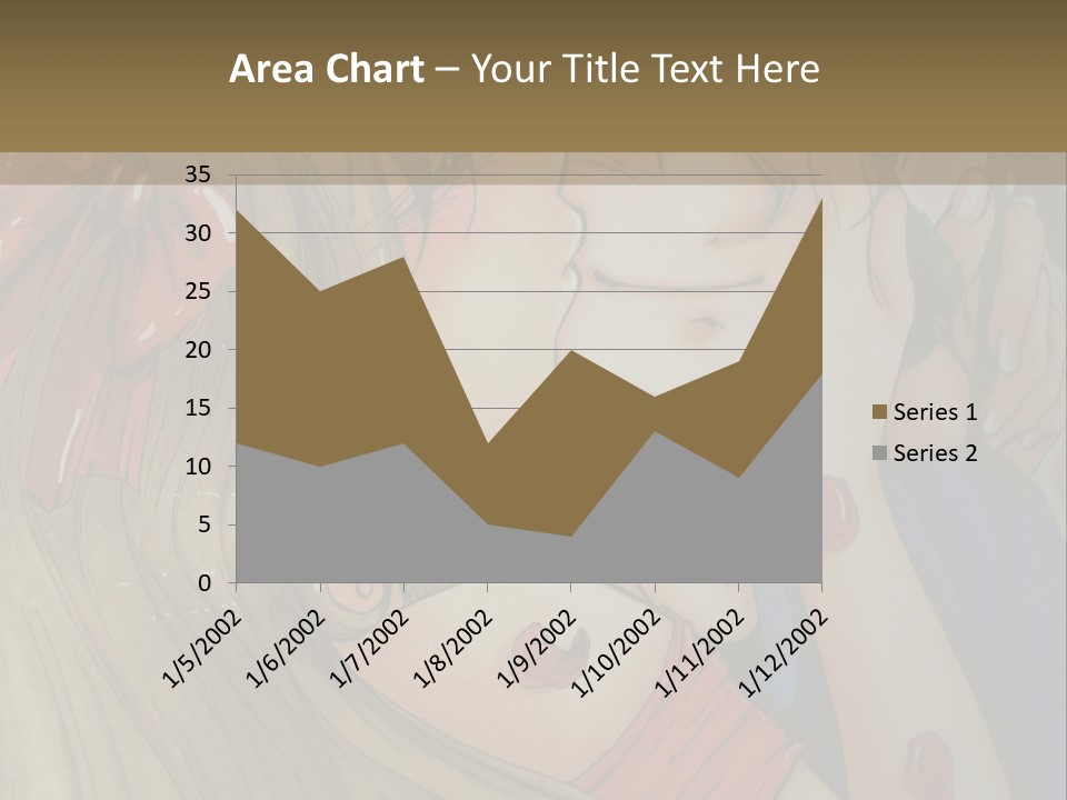 A Couple Kissing In Front Of A Painting PowerPoint Template
