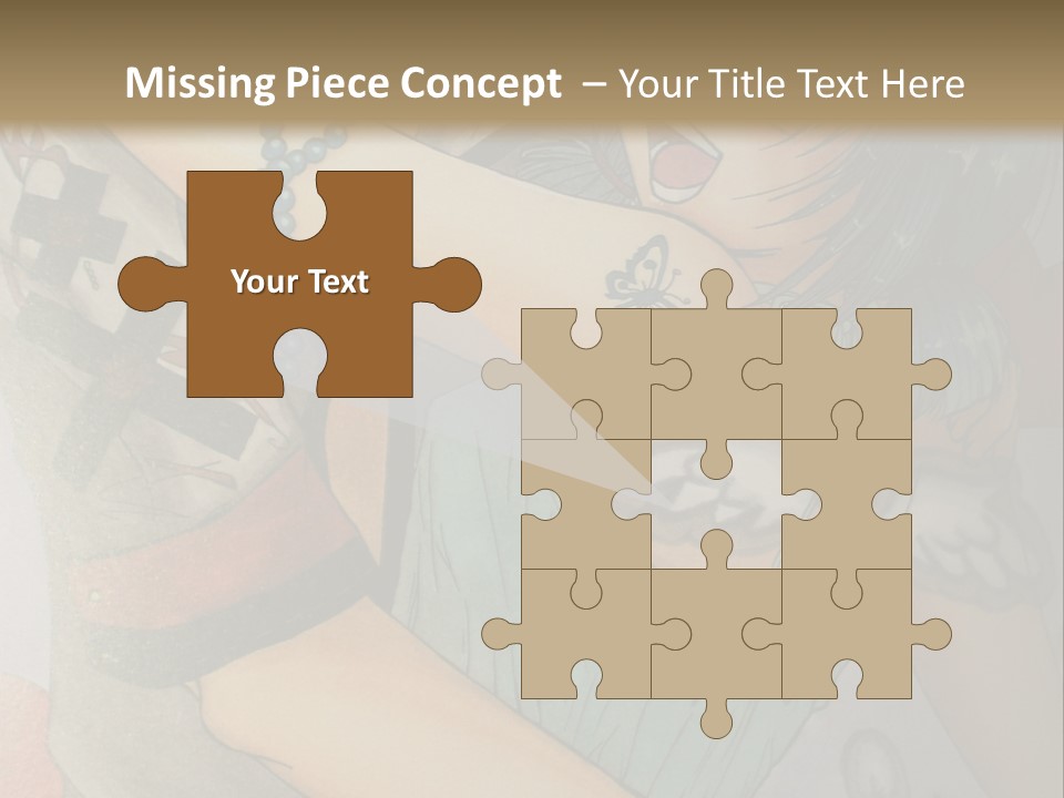 A Couple Of Anime Characters Hugging Each Other PowerPoint Template